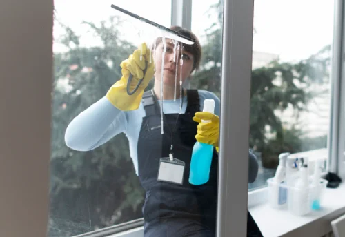 Nettoyage de vitres intérieures et extérieures à Sainte-Mesme